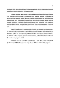 Réussir son entretien de recrutement à l'ENA