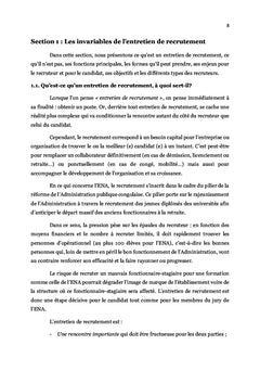 Réussir son entretien de recrutement à l'ENA