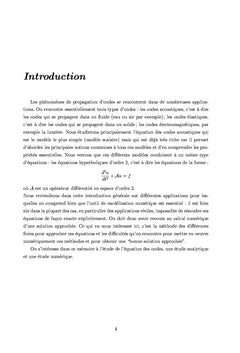 Résolution numérique de l'équation des ondes par un  -schéma centré