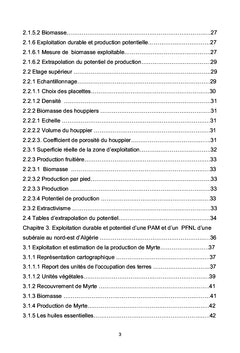 Exploitation durable des PAM et PFNL D'Algérie