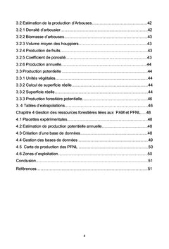 Exploitation durable des PAM et PFNL D'Algérie