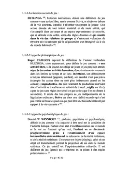 De la pathologie du jeu ... vers l'addiction