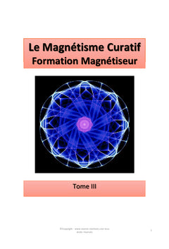 Formation au magnétisme curatif