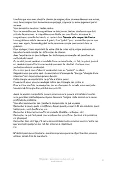 Formation au magnétisme curatif