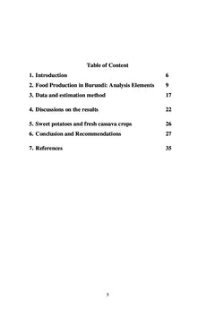 Agricultural production dynamic Analysis