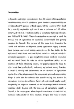 Agricultural production dynamic Analysis