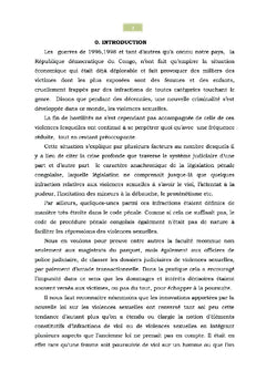 Victimes des violences sexuelles
