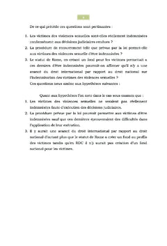 Victimes des violences sexuelles
