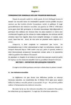 Victimes des violences sexuelles