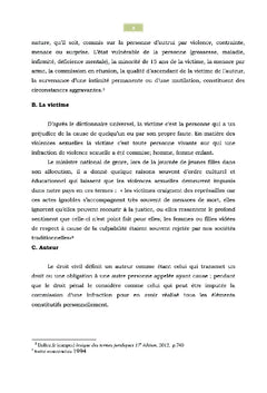 Victimes des violences sexuelles