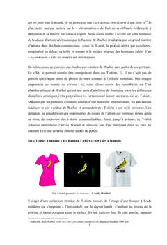 Le T-shirt figuratif à influence Pop