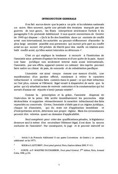 L'inopportunité des lois d'amnistie
