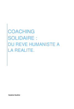 Coaching solidaire