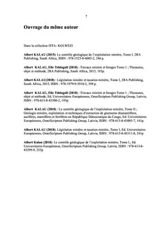 Travaux miniers et forages : Tome II (Thesaurus, Objets et Méthodes)