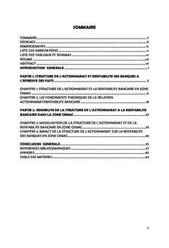 Structure de l'actionnariat et rentabilité des banques dans la CEMAC