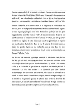 Amour et ses représentations