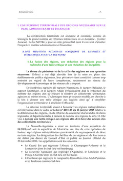 L'impact administratif et financier de la loi NOTRe sur les régions