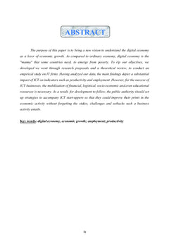 Économie Numérique et Croissance Économique au Cameroun