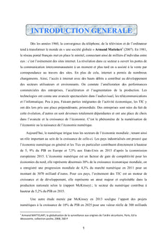 Économie Numérique et Croissance Économique au Cameroun