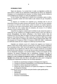 Écologie des mangroves et évaluation du piégeage du carbone : Comores