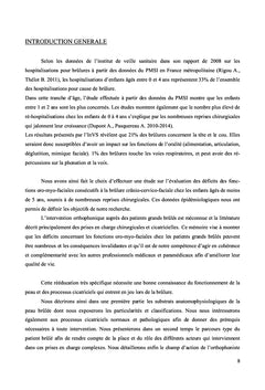 Intervention orthophonique chez un enfant grand brûlé
