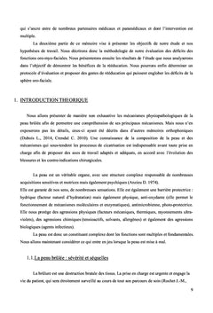 Intervention orthophonique chez un enfant grand brûlé