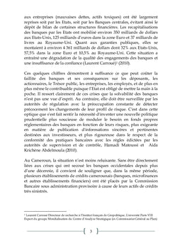 La Gestion des défauts de paiement des entreprises en zone CEMAC