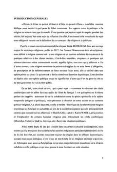Les discours des guides religieux dans l'arène politique au Sénégal