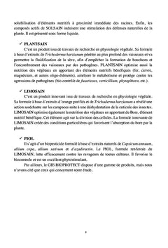 Amendements organo-biologiques sur la production de tomate