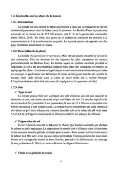 Amendements organo-biologiques sur la production de tomate