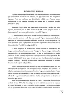 Étude des contraintes socioculturelles et économiques