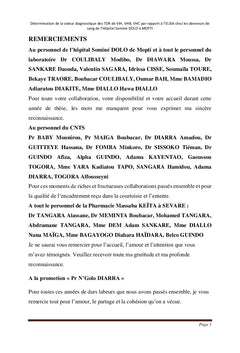 Valeur diagnostique des TDR de VIH, VHB, VHC par rapport à l'ELISA
