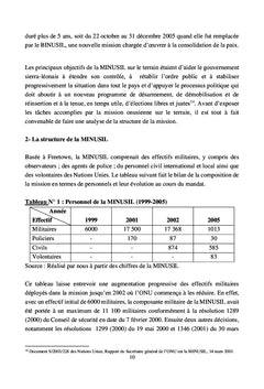 L'engagement des Nations unies pour la paix en Sierra Leone:1999-2008