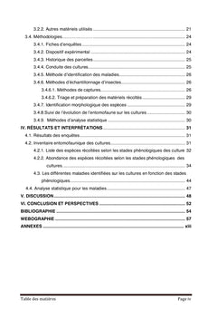 Suivi de l'évolution des bioagresseurs des cultures: tomates et oignons