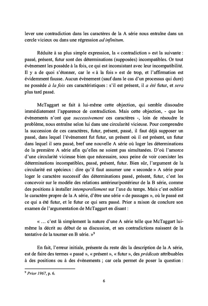 Essai sur les logiques temporelles de Prior