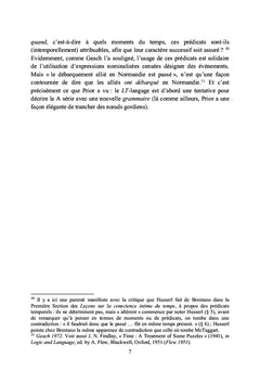 Essai sur les logiques temporelles de Prior