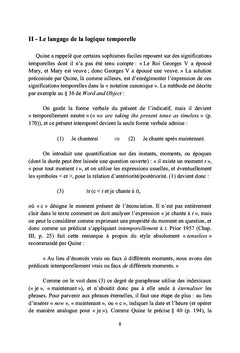 Essai sur les logiques temporelles de Prior