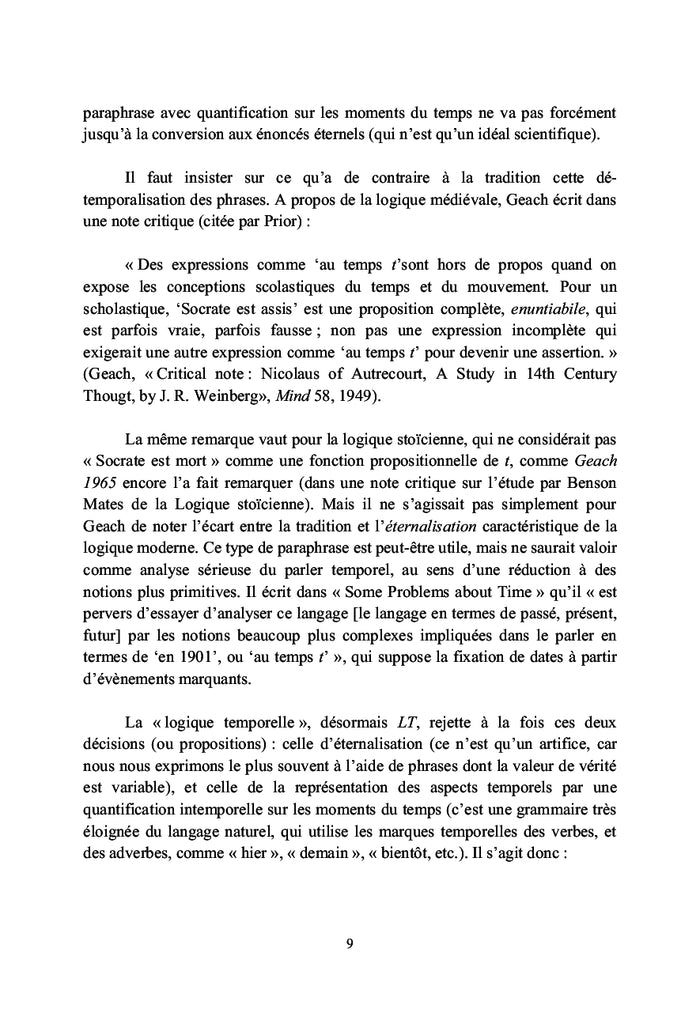 Essai sur les logiques temporelles de Prior