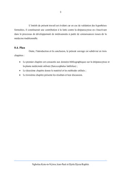 Étude pharmaco-biologique de Sarcocephalus latifolius (Rubiaceae)