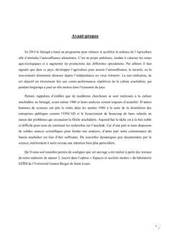 La contre-performance de l'agriculture dans le bassin arachidier