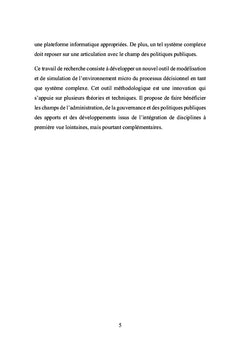 Modélisation et simulation décisionnelle en politiques publiques