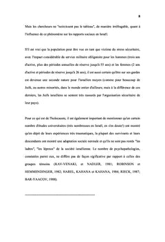 Etude épistémologique des agressions sexuelles en Israël