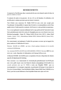 Impacts environnementaux et socio-économiques du barrage de Diopcounda