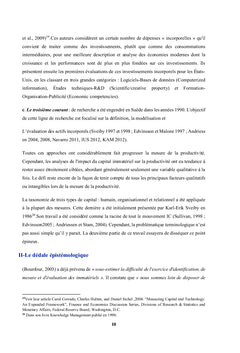 L'évaluation de l'entreprise: Le poids de l'Actif Immatériel