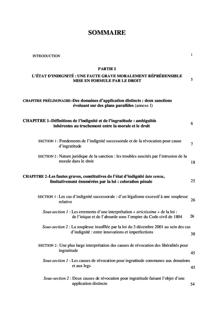 L'indignité et l'ingratitude en matière successorale