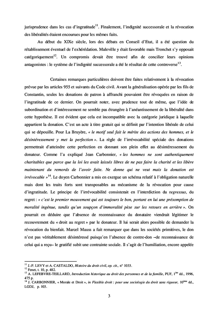 L'indignité et l'ingratitude en matière successorale