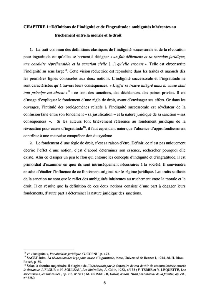 L'indignité et l'ingratitude en matière successorale