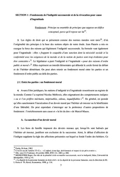 L'indignité et l'ingratitude en matière successorale
