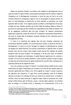 Partenaires internationaux et accompagnement des migrants de retour