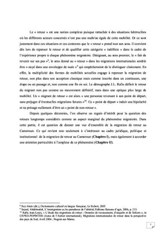 Partenaires internationaux et accompagnement des migrants de retour